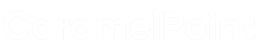 Caramel text logo on navbar